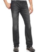Inc International Concepts Jeans, Core Velocity Dark Wash Straight Leg Jeans