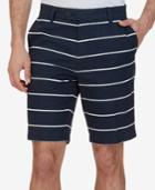 Nautica Men's Slim-fit Striped Cotton Shorts