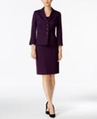 Le Suit 3/4-sleeve Skirt Suit