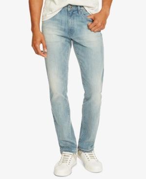 Kenneth Cole Reaction Men's Slim-fit Light Indigo Faded Jeans