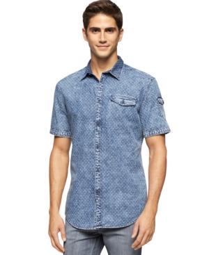 Calvin Klein Jeans Discharge Dot-print Shirt