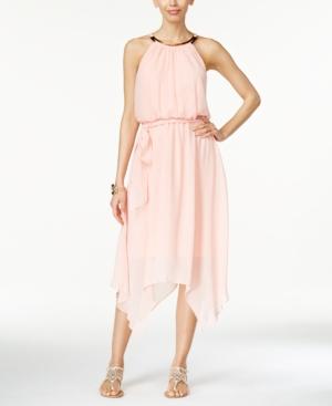 Thalia Sodi Chiffon Handkerchief-hem Dress, Only At Macy's