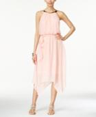 Thalia Sodi Chiffon Handkerchief-hem Dress, Only At Macy's