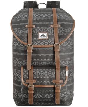 Steve Madden Men's Aztec Print Nylon Utility Backpack