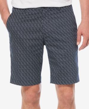 Perry Ellis Men's Geometric-print Flat-front Shorts