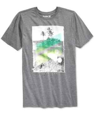 Hurley Men's Skull Slash Premium Graphic-print T-shirt