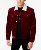 Wht Space By Shaun White Men's Corduroy Jacket With Fleece Trim