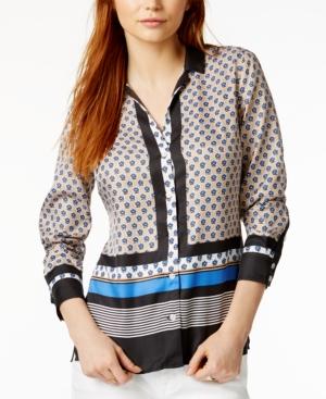Tommy Hilfiger Printed Border Shirt, Only At Macy's