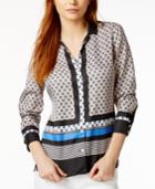 Tommy Hilfiger Printed Border Shirt, Only At Macy's