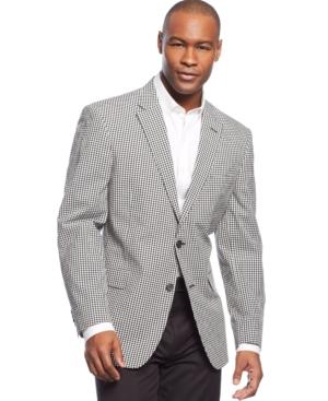 Tommy Hilfiger Trim-fit Seersucker Checked Sport Coat