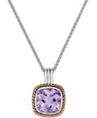 Amethyst Pendant Necklace (6 Ct. T.w.) In 18k Rose Gold And Sterling Silver