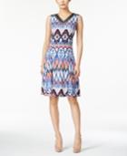 Jm Collection Petite Printed Dress, Only At Macy's