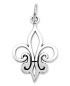 14k White Gold Charm