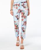 Tommy Hilfiger Ashby Floral-print Slim Pants, Created For Macy's