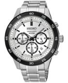 Seiko Men's Chronograph Special Value Stainless Steel Bracelet Watch 44mm Sks531