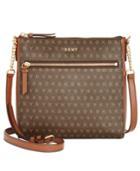 Dkny Signature Small Top-zip Crossbody, Created For Macy's