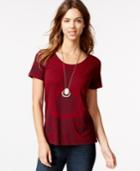 Lucky Brand Short-sleeve Printed T-shirt