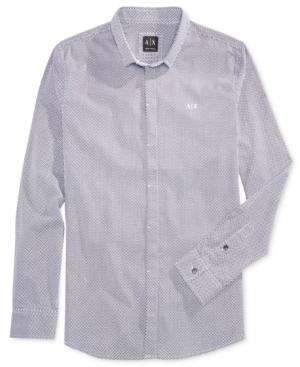 Armani Exchange Men's Geo-pattern Shirt