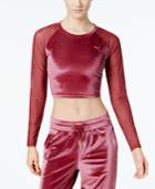 Puma Explosive Drycell Velvet Cropped Top