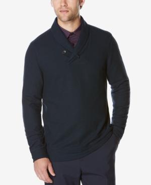 Perry Ellis Men's Lightweight Shawl-collar Sweater