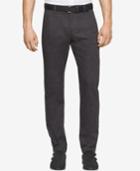 Calvin Klein Men's Tonal-print Pleated Pants