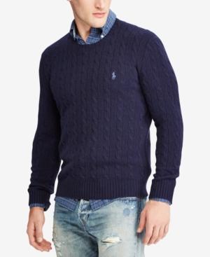 Polo Ralph Lauren Men's Cable-knit Wool And Cashmere Blend Sweater