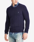Polo Ralph Lauren Men's Cable-knit Wool And Cashmere Blend Sweater
