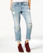 American Rag Ripped Patched Parkridge Wash Girlfriend Jeans, Only At Macy's