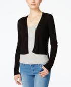Material Girl Juniors' Cropped Lace-up Shrug, Only At Macy's