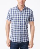 Barbour Men's Plaid Linen Shirt