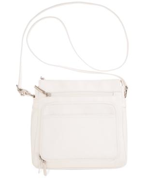 Giani Bernini Nappa Leather Front Zip Crossbody