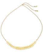 Kate Spade New York Gold-tone Leaf 32 Slider Necklace