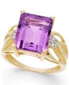 Amethyst (6 Ct. T.w.) & Diamond Accent Ring In 14k Gold