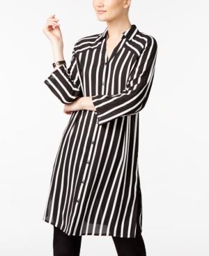 Alfani Striped Tunic Shirt, Only At Macy's