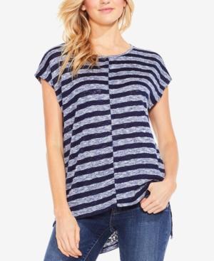 Vince Camuto High-low Striped Top
