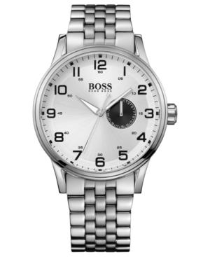 Boss Hugo Boss Watch, Men's Stainless Steel Bracelet 44mm 1512791