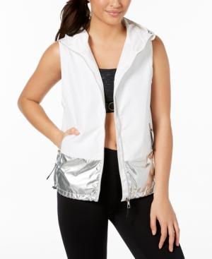 Calvin Klein Performance Colorblocked Metallic Sleeveless Vest
