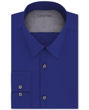 Calvin Klein Men's Extra Slim-fit Stretch Dress Shirt