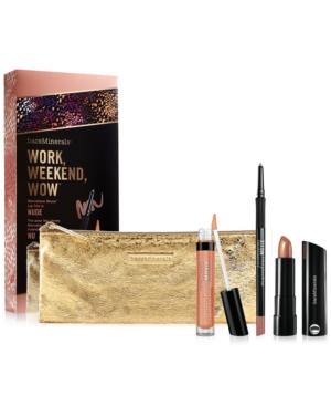 Bare Escentuals Bareminerals Work, Weekend, Wow Marvelous Moxie Lip Trio