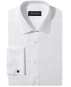 Michelsons Of London Dress Shirt, Slim Chevron Textured Tuxedo Long-sleeved Shirt