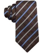 Tasso Elba Melange Grid Stripe Tie, Only At Macy's