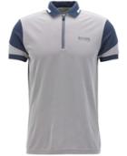 Boss Men's Regular/classic-fit Half-zip Polo