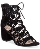 Jessica Simpson Haize Lace-up Block-heel Sandals Women's Shoes