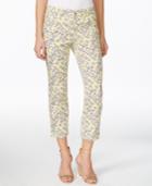 Charter Club Bristol Skinny Cropped Jeans, Bird Toile Print