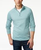 Cutter & Buck Men's Emery Quarter-zip Mock-collar Sweater