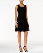 Style & Co. Lace-godet Sleeveless Dress, Only At Macy's