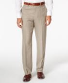 Sean John Men's Tan Plaid Classic-fit Pants