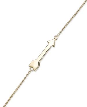 Studio Silver 18k Gold Over Sterling Silver Bracelet, Arrow Bracelet