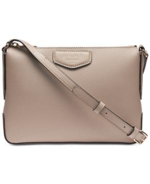 Dkny Sullivan Leather Top-zip Crossbody, Created For Macy's