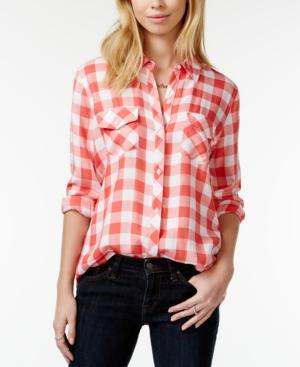Maison Jules Gingham Button-down Shirt, Only At Macy's